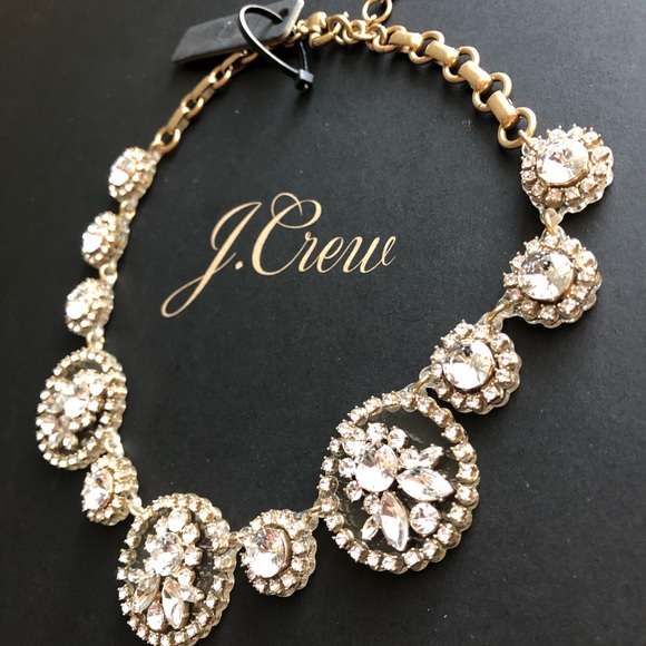 NWT J. Crew Crystal statement necklace - Picture 5 of 7